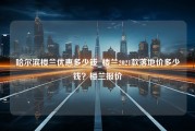 哈尔滨楼兰优惠多少钱_楼兰2021款落地价多少钱？楼兰报价