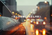 C5怎么开省油（c5车怎么开的）