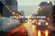 白色跑车价格_白色车这么贵的原因