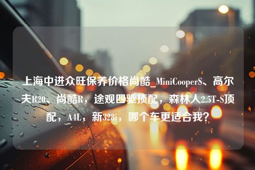 上海中进众旺保养价格尚酷_MiniCooperS、高尔夫R20、尚酷R，途观四驱顶配，森林人2.5T-S顶配，A4L，新328i，哪个车更适合我？