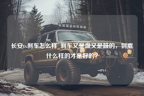 长安tx刹车怎么样_刹车又是盘又是鼓的，到底什么样的才是好的？