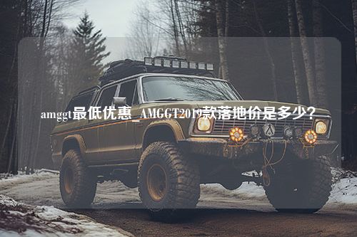 amggt最低优惠_AMGGT2019款落地价是多少？