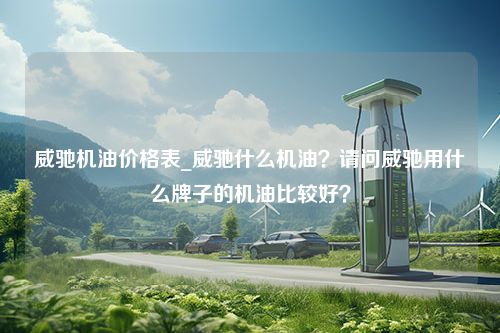 威驰机油价格表_威驰什么机油？请问威驰用什么牌子的机油比较好？