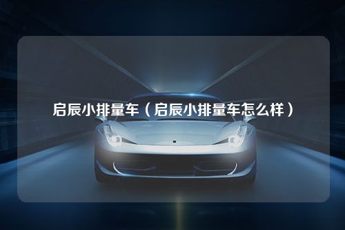 启辰小排量车（启辰小排量车怎么样）