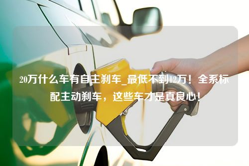 20万什么车有自主刹车_最低不到12万！全系标配主动刹车，这些车才是真良心！