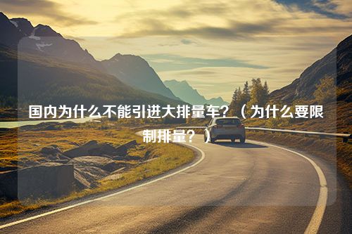 国内为什么不能引进大排量车？（为什么要限制排量？）