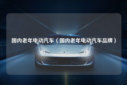 国内老年电动汽车（国内老年电动汽车品牌）